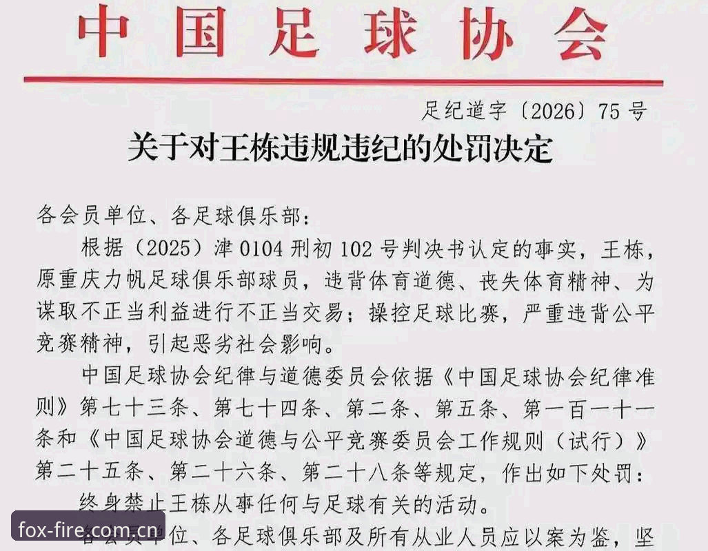 火狐体育安全可靠吗 中国足协第三批禁足名单详解:67人受罚背后的足球乱象整治